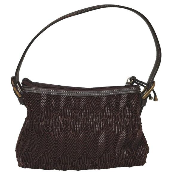 Vintage Y2K brown mini purse By Nine West - Picture 1 of 10